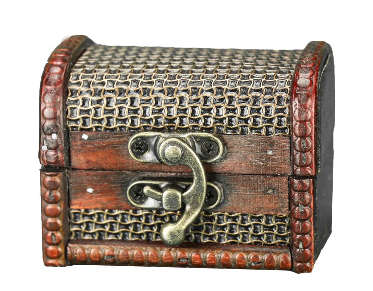 Treasure Chest Box Vintage Jewelry Box