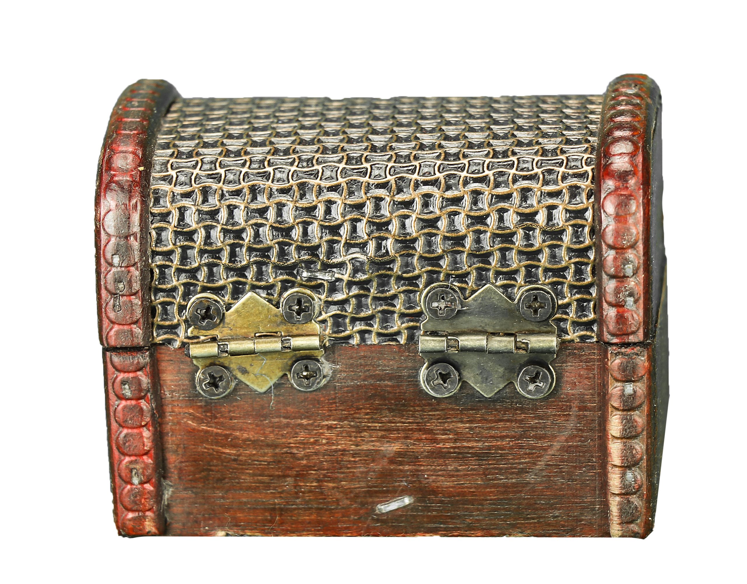 Treasure Chest Box Vintage Jewelry Box (3)