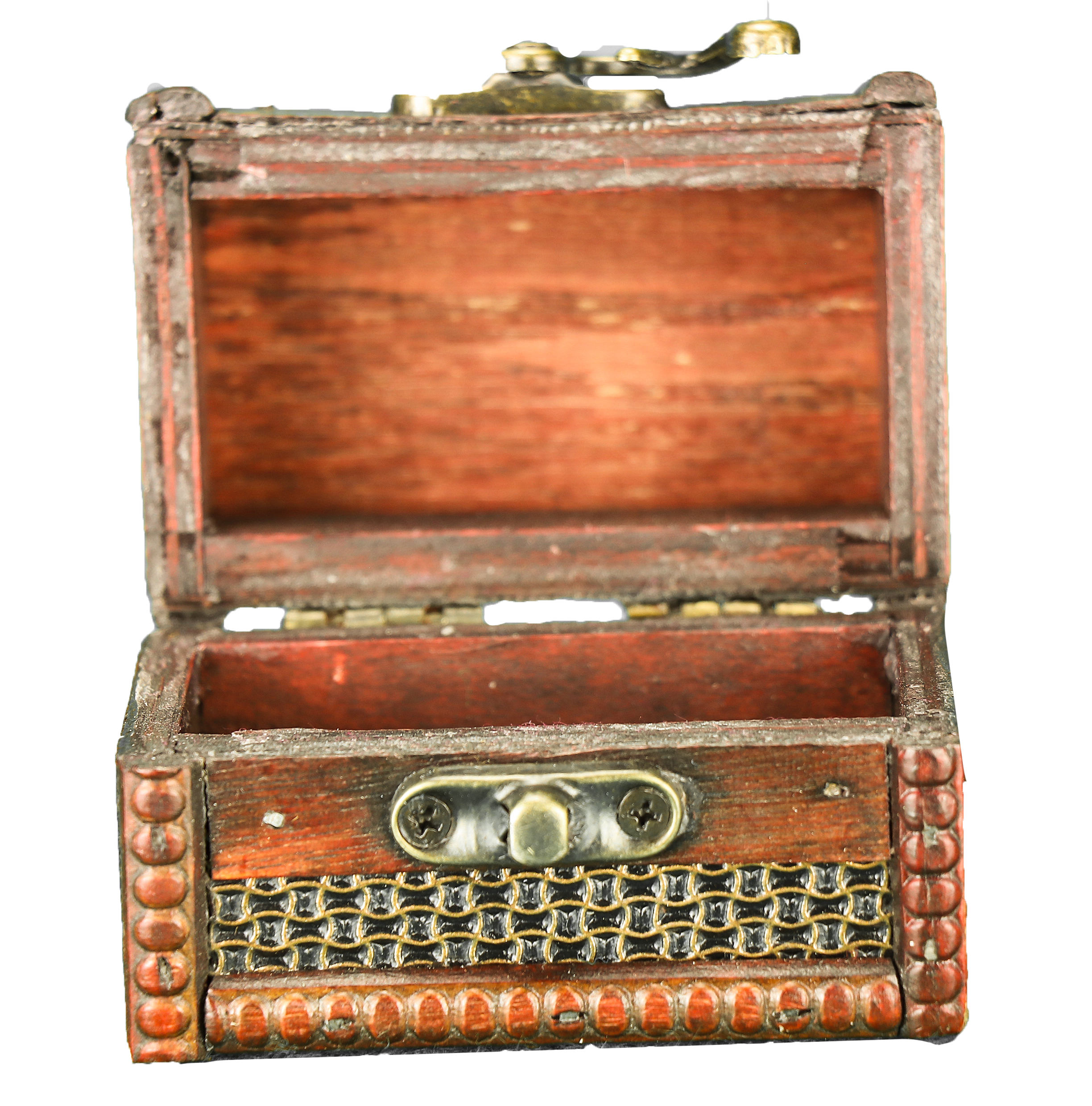 Treasure Chest Box Vintage Jewelry Box (4)