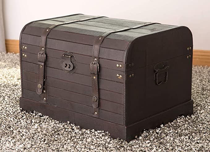 wooden storage chest